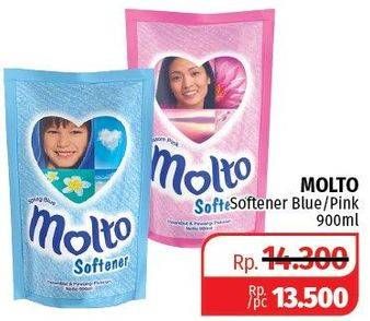 Promo Harga MOLTO Softener Blue, Pink 900 ml - Lotte Grosir