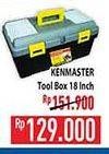 Promo Harga Kenmaster Tool Box 18  - Hypermart