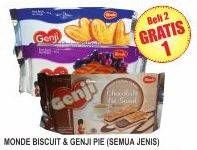 Promo Harga Biscuit Cookies, Genjie Pie  - Superindo