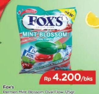 Promo Harga FOXS Crystal Candy Mint Blossom Oval Flow 125 gr - TIP TOP