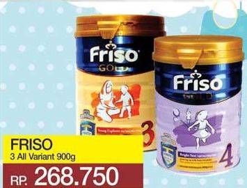 Promo Harga FRISO Gold 3 Susu Pertumbuhan Plain 900 gr - Yogya