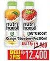 Promo Harga Minute Maid Nutriboost Orange, Strawberry 300 ml - Hypermart