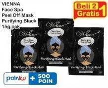 Promo Harga Vienna Face Mask Purifying Black Mud 15 ml - Indomaret