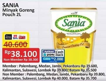 Promo Harga Sania Minyak Goreng 2000 ml - Alfamart