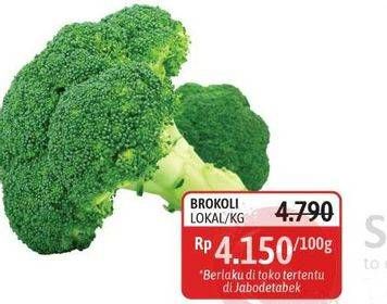 Promo Harga Brokoli Lokal per 1000 gr - Alfamidi