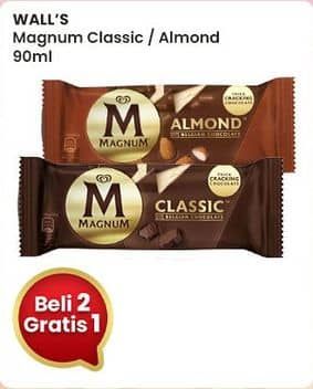Promo Harga Walls Magnum Classic, Almond 90 ml - Indomaret