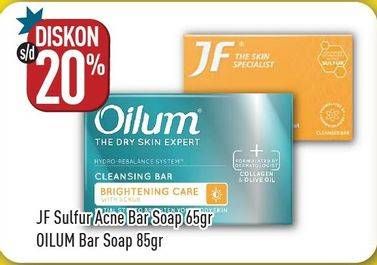 Promo Harga JF SULFUR Sabun Pembersih Wajah/OILUM Collagen Soap  - Hypermart