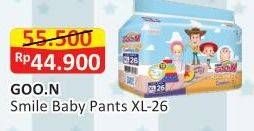 Promo Harga Goon Smile Baby Comfort Fit Pants XL26 26 pcs - Alfamart