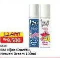 Promo Harga IZZI Body Mist Hijab Graceful, Hijab Heaven Dream 100 ml - Alfamart