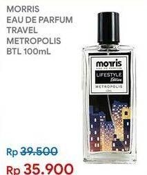 Promo Harga MORRIS Lifestyle Edition Metropolis 100 ml - Indomaret