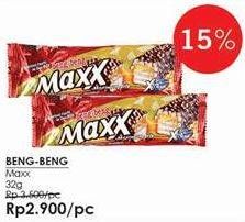 Promo Harga BENG-BENG Wafer Chocolate Maxx 32 gr - Guardian