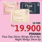 Promo Harga Pokana Flou Pembalut SAP Ultrathin 0,7 mm Medium Wings 30 Cm, Heavy Wings 34 Cm 6 pcs - Alfamidi