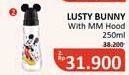 Promo Harga Lusty Bunny Botol Susu With Mickey Mouse Hood 250 ml - Alfamidi