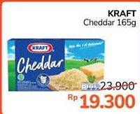 Promo Harga KRAFT Cheese Cheddar 165 gr - Alfamidi