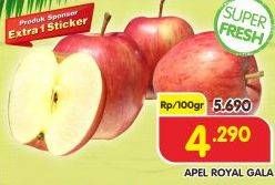 Promo Harga Apel Royal Gala per 100 gr - Superindo