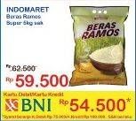 Promo Harga Indomaret Beras Ramos Super 5 kg - Indomaret