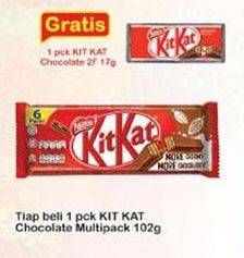 Promo Harga KIT KAT Chocolate 2 Fingers 102 gr - Indomaret