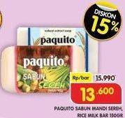 Promo Harga Paquito Sabun Mandi Sereh, Rice Milk 150 gr - Superindo
