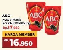 Promo Harga ABC Kecap Manis 520 ml - Yogya