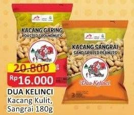 Promo Harga DUA KELINCI Kacang Sangrai 180 gr - Alfamart