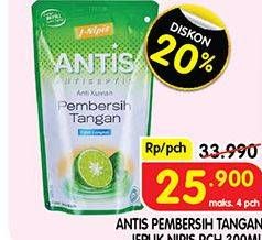 Promo Harga ANTIS Hand Sanitizer Jeruk Nipis 300 ml - Superindo