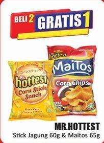 Promo Harga Mr Hottest Maitos Corn Chips/Mr Hottest Sticks   - Hari Hari