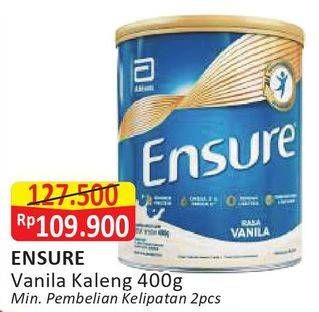 Promo Harga ENSURE Nutrition Powder FOS Vanila 400 gr - Alfamart