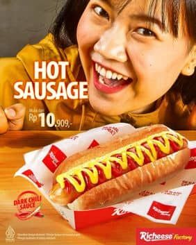 Promo Harga Hot Sausage  - Richeese Factory