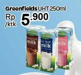 Promo Harga GREENFIELDS UHT All Variants 250 ml - Carrefour