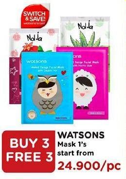 Promo Harga Watsons Masker  - Watsons