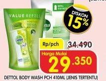 Promo Harga DETTOL Body Wash Selected Item 410 ml - Superindo