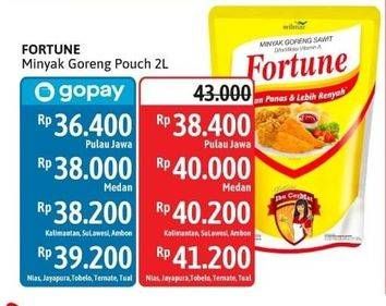 Promo Harga Fortune Minyak Goreng 2000 ml - Alfamidi