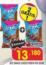 Promo Harga Jetz Stick Snack Chocofiesta 65 gr - Superindo