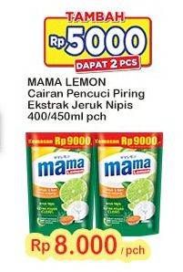 Promo Harga Mama Lemon Cairan Pencuci Piring Jeruk Nipis 450 ml - Indomaret