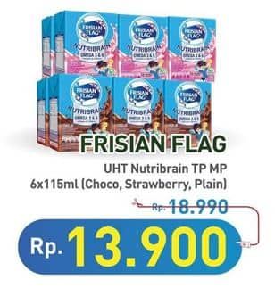 Frisian Flag Susu Cair UHT Nutribrain 115 ml Diskon 26%, Harga Promo Rp13.900, Harga Normal Rp18.990