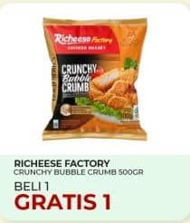 Promo Harga Richeese Factory Chicken Nugget Crunchy Bubble Crumb 500 gr - Yogya