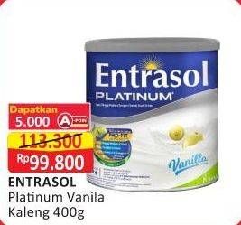 Promo Harga Entrasol Platinum Vanilla 400 gr - Alfamart
