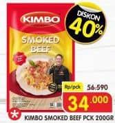 Promo Harga Kimbo Smoked Beef 200 gr - Superindo