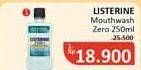 Promo Harga Listerine Mouthwash Antiseptic Zero 250 ml - Alfamidi