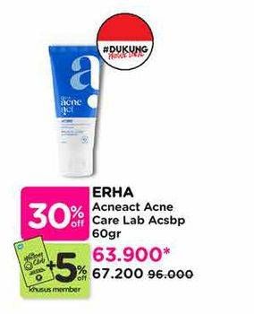 Promo Harga Erha Acneact Acne Cleanser Scrub Beta Plus 60 gr - Watsons