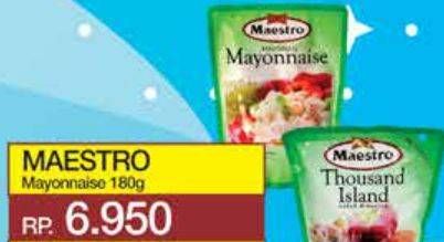Promo Harga MAESTRO Mayonnaise Original 180 ml - Yogya