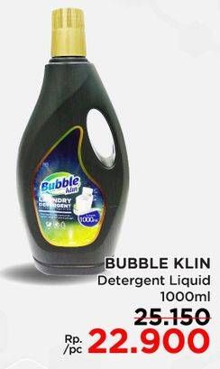 Promo Harga Bubble Klin Liquid Detergent 1000 ml - Lotte Grosir