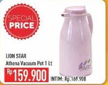 Promo Harga LION STAR Vacuum Flask Athena 1 ltr - Hypermart