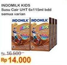 Promo Harga INDOMILK Susu UHT Kids Cokelat 115 ml - Indomaret