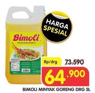 Promo Harga BIMOLI Minyak Goreng 5 ltr - Superindo
