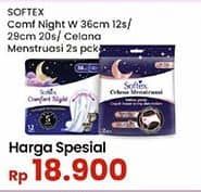 Promo Harga Softex Comfort Night/Celana Menstruasi  - Indomaret
