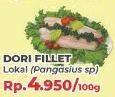 Promo Harga Fillet Dori Lokal per 100 gr - Yogya