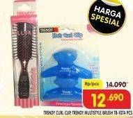 Promo Harga TRENDY Curl Clip/Multistyle Brush  - Superindo