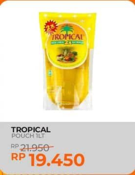 Promo Harga Tropical Minyak Goreng 1000 ml - Yogya