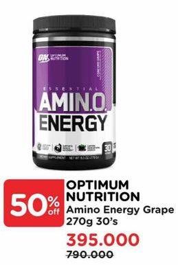Promo Harga ON Essential Amino Energy Concord Grape 30 pcs - Watsons